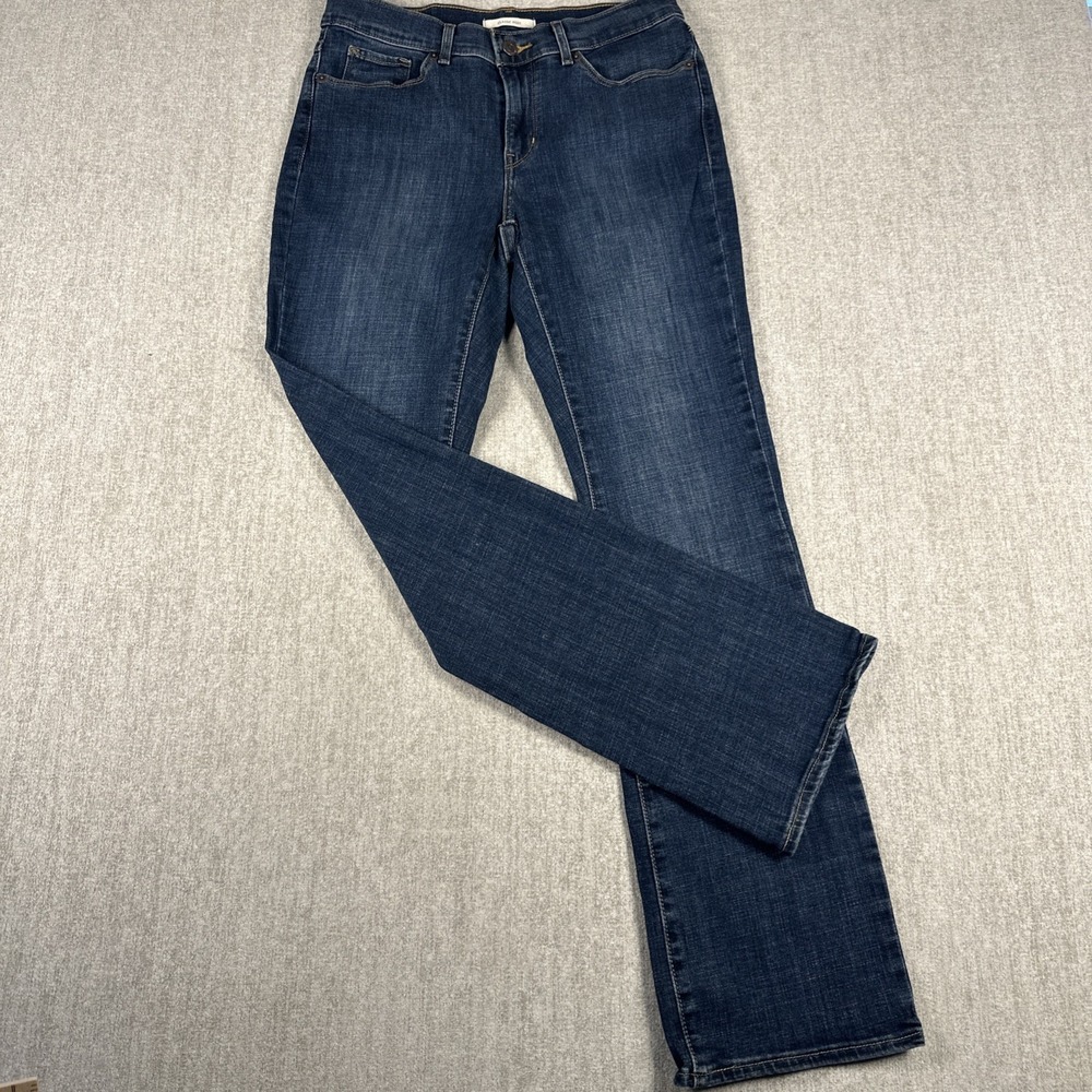 Levi's Classic Bootcut Jeans Womens 4 Dark Wash Mid Rise Stretch Denim